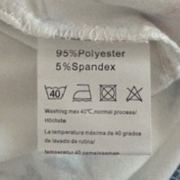 Zeagoo Blue Floral Swing Flare Tunic and 3/4 Sleeves - Picture 5 of 5